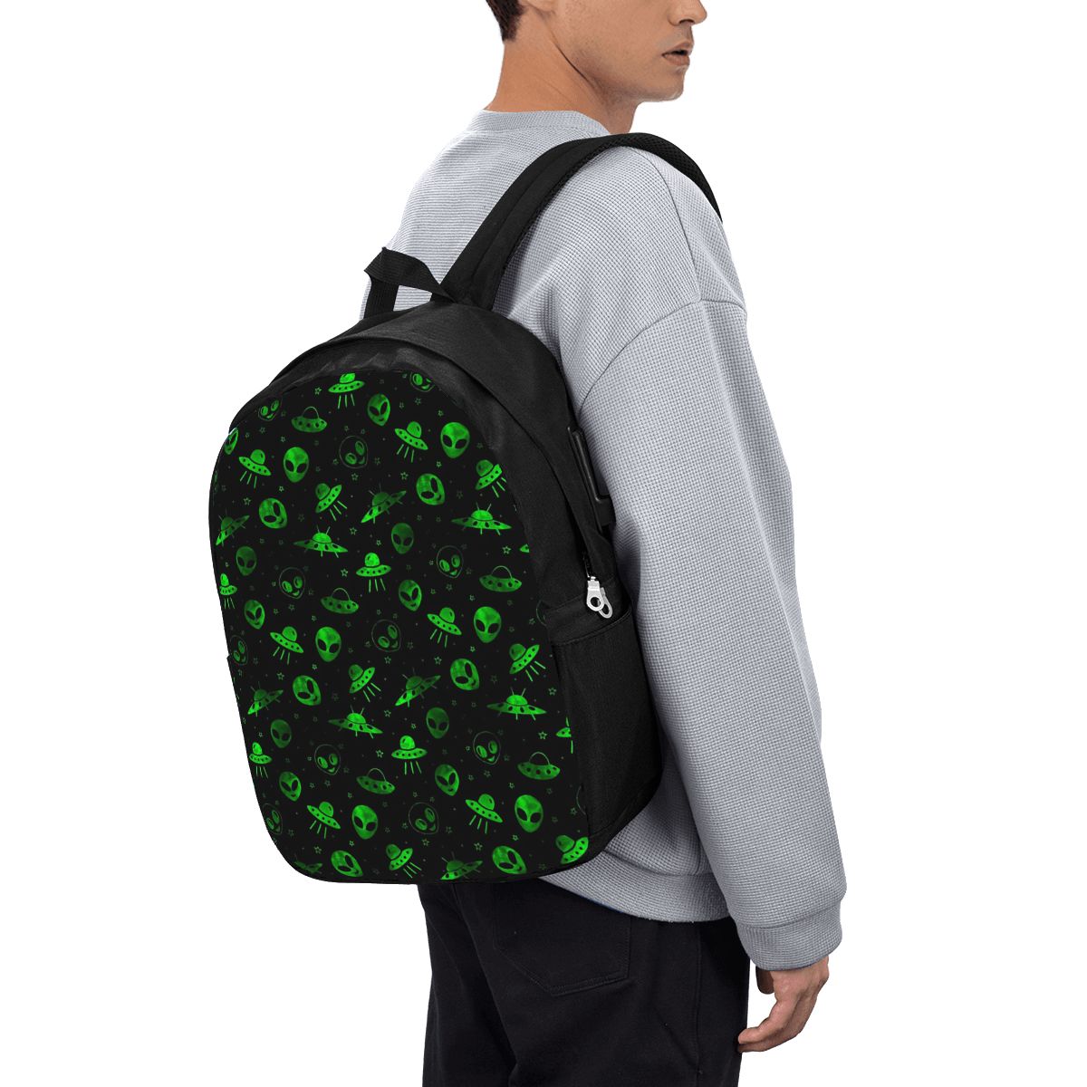 Laptop Bag - Zaino con motivo Alieni e UFO,