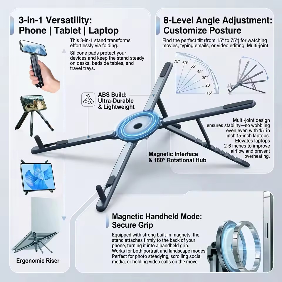 Supporto Magnetico Portatile p - Laptop Stand recensione e prezzo