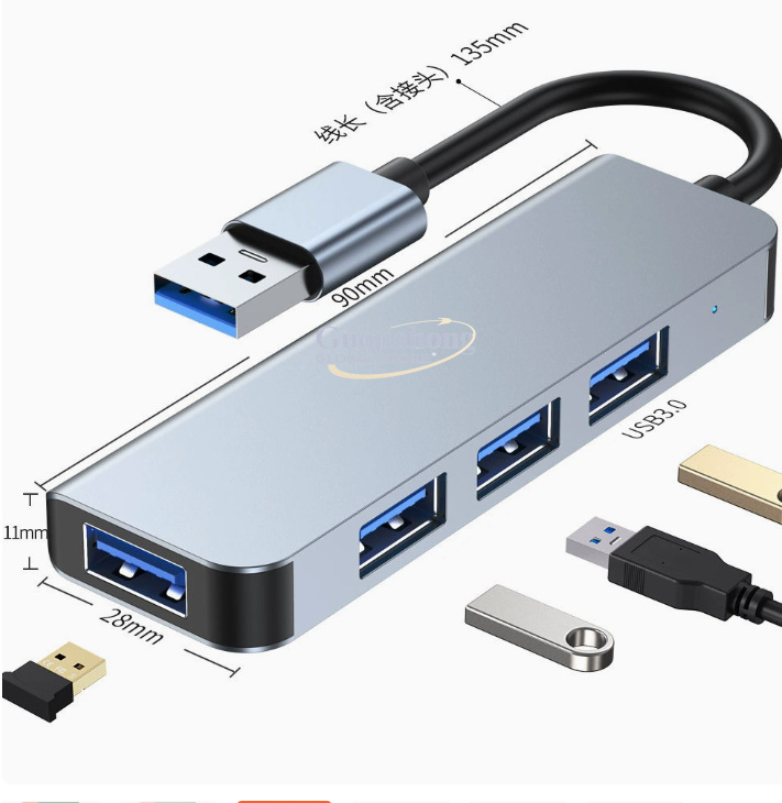 Hub USB-C a 4 porte molto vend - Usb C Hub recensione e prezzo