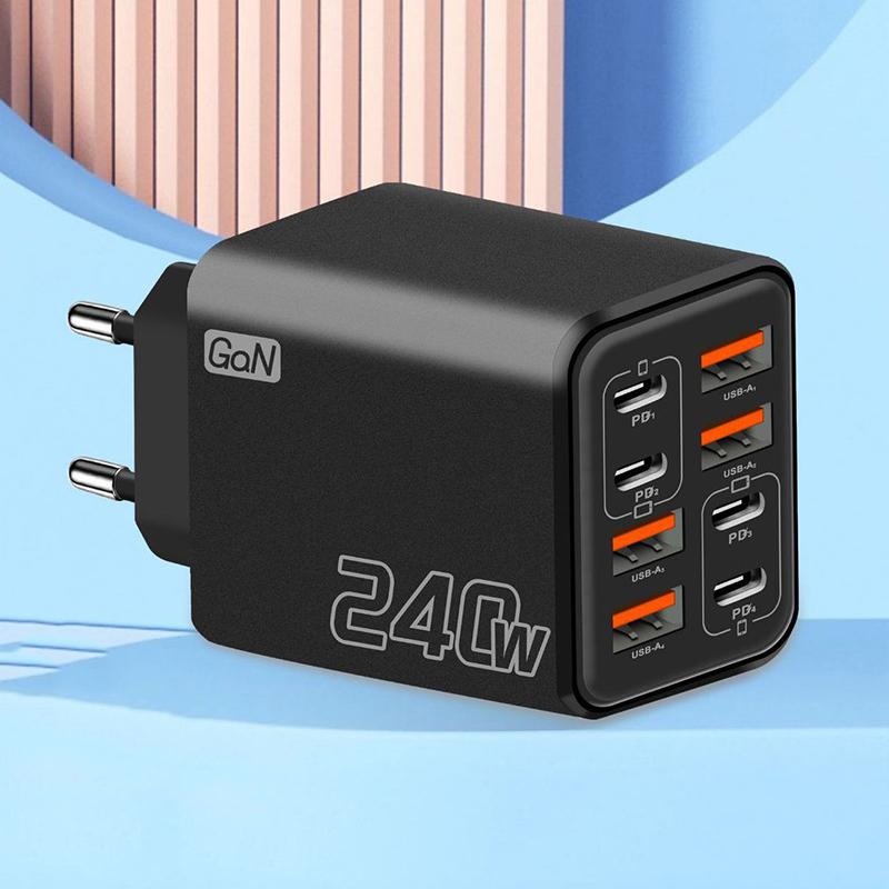 Caricatore USB C GaN da 240W 8 - Laptop Charger recensione e prezzo