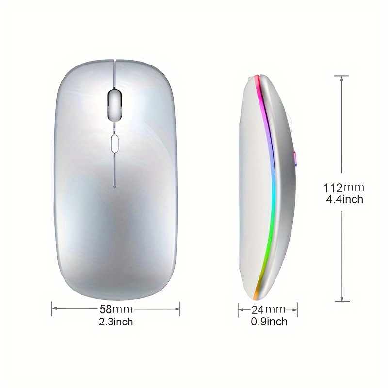 Mouse wireless RGB ricaricabil - Laptop Mouse recensione e prezzo